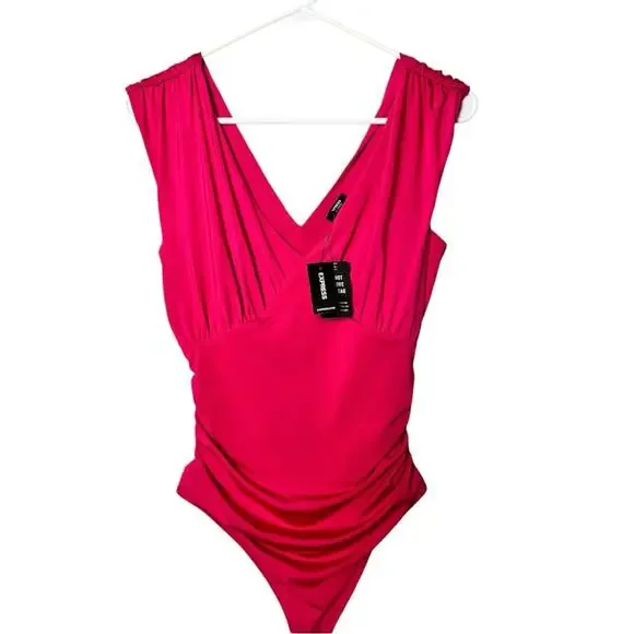 Express Women's Dressy Classy Body Contour Compression Collection  Bodysuit Sz S - Picture 15 of 15
